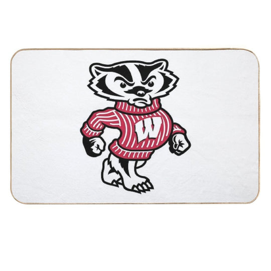 Wisconsin Badgers  Dirt-Trapping Bath Mat