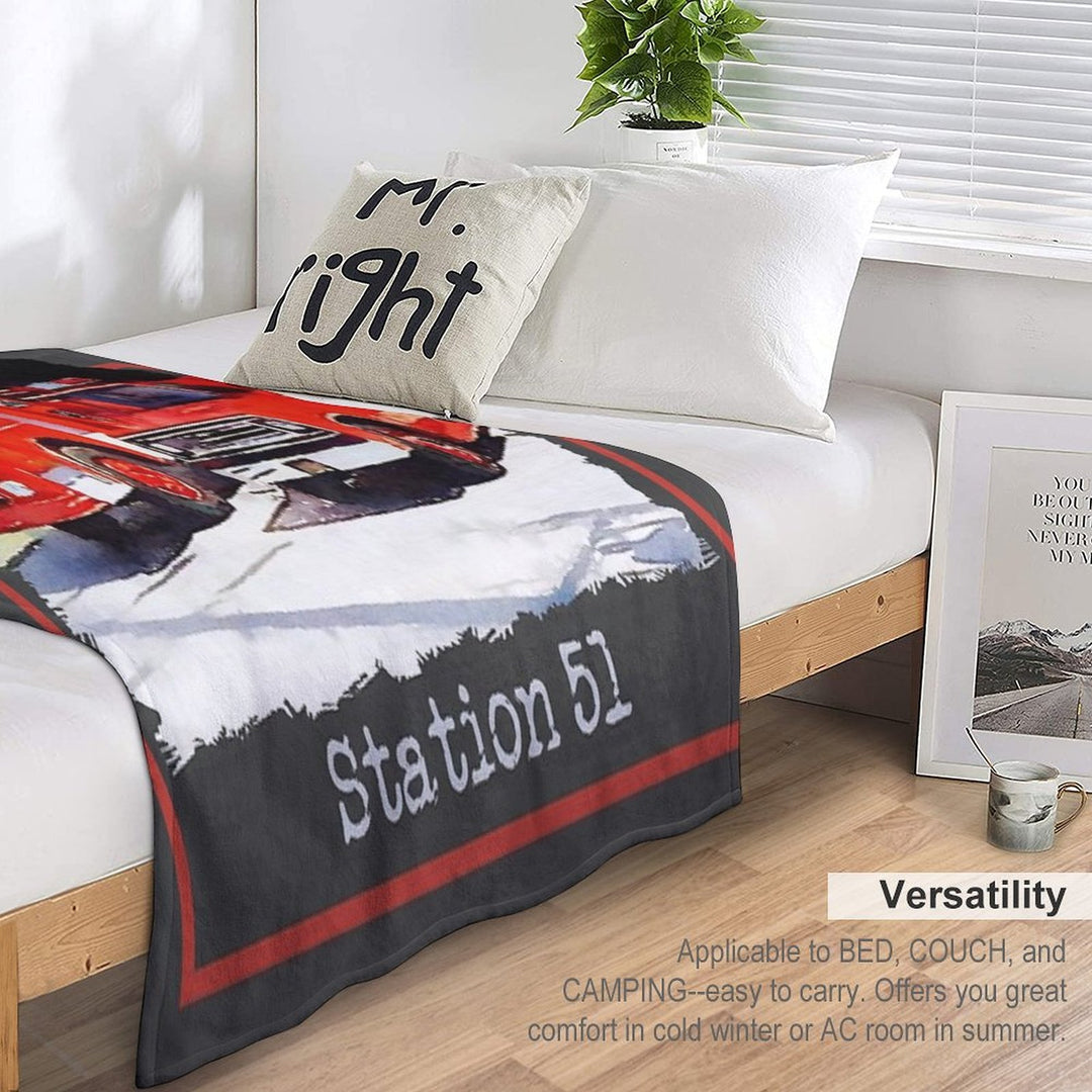 Station 51, Emergency TV Show Plush Throw Blanket