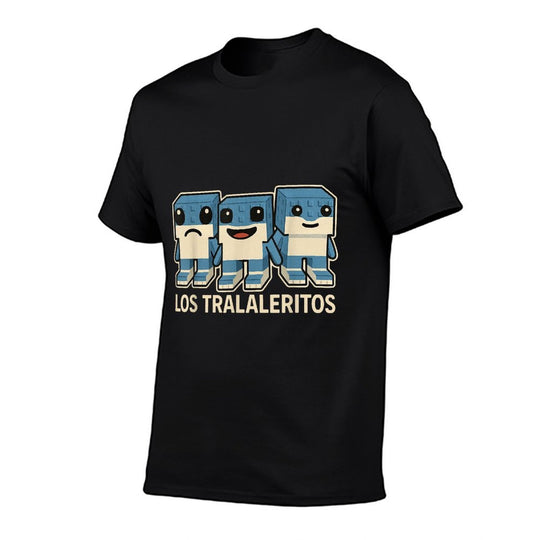 Los Tralaleritos - Funny Italian Brainrot Cringe Kids Meme  Cotton T-Shirt