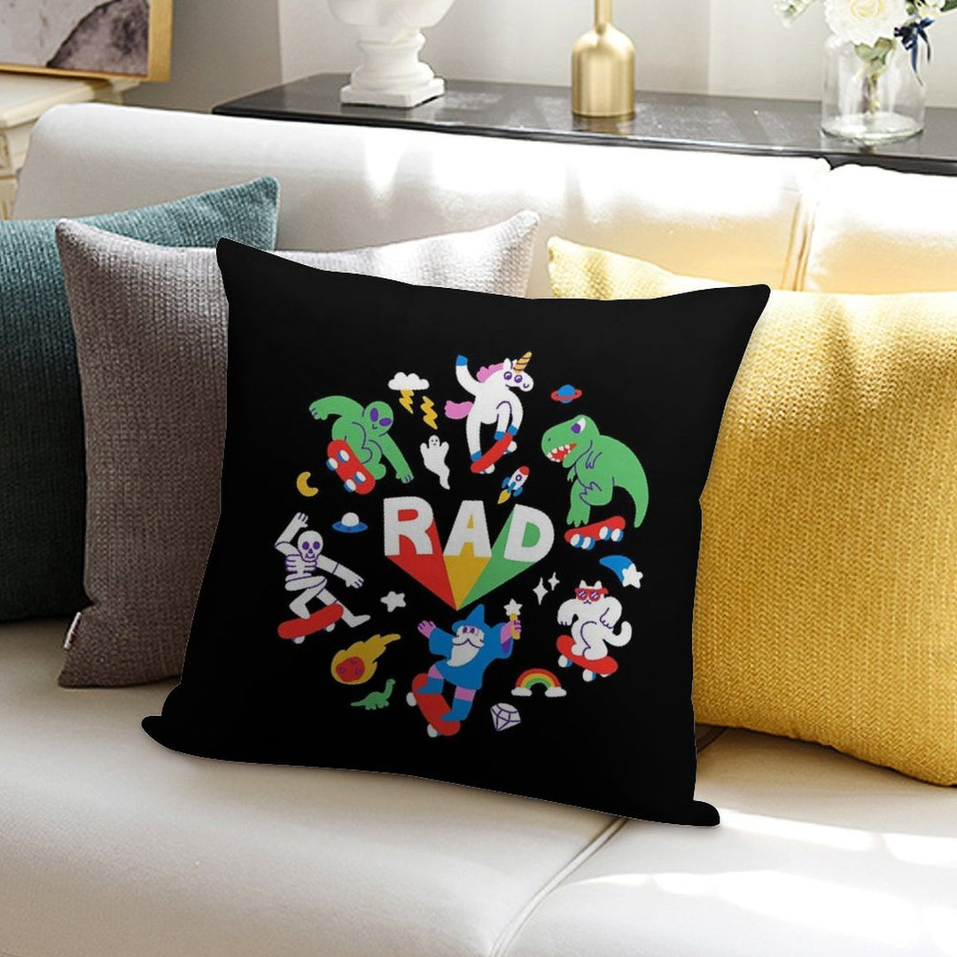 Rad Pals Soft Skin-Friendly Throw Pillow