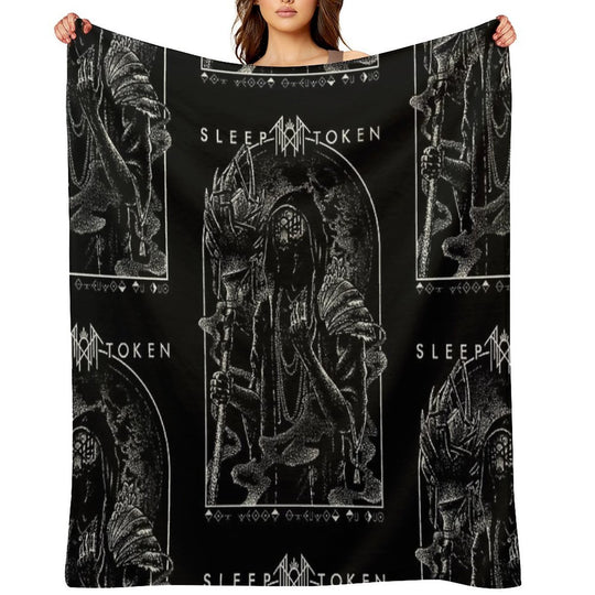Raise Your Horns High, Let The Metal Reign Eternal Compact Throw Blanket