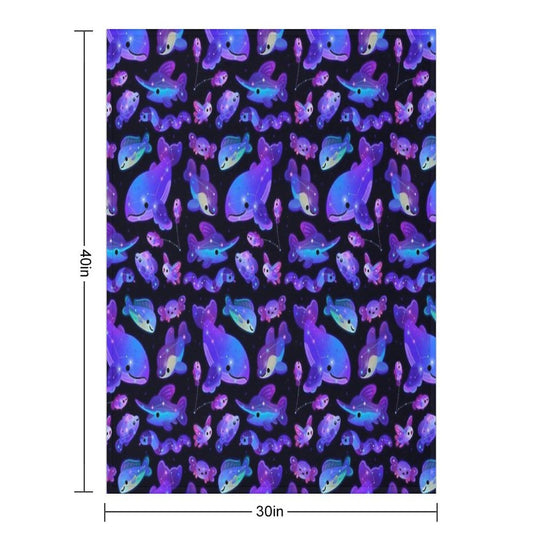 Ocean Constellations Premium Throw Blanket