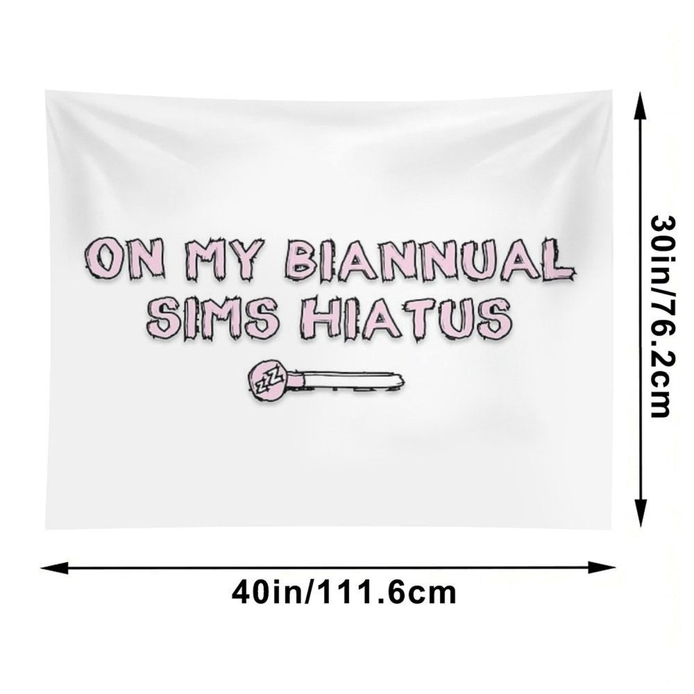 On My Biannual Sims Hiatus Tapestry