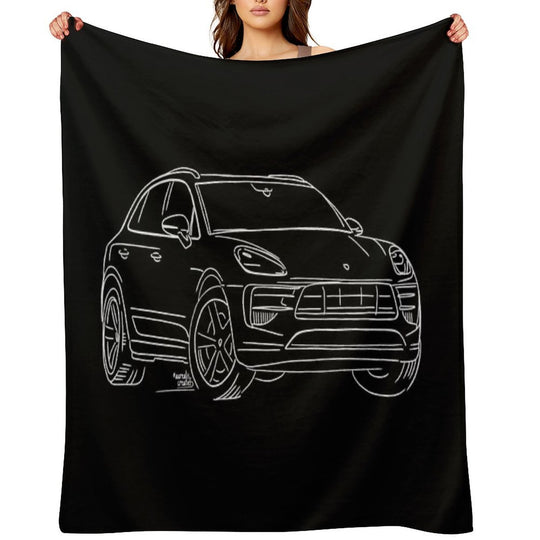 Porsche Macan GTS All-season Throw Blanket