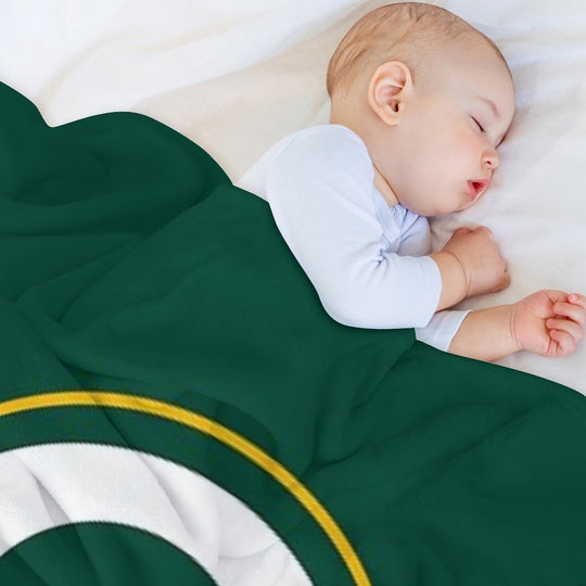 Green-City Wrinkle-free Throw Blanket