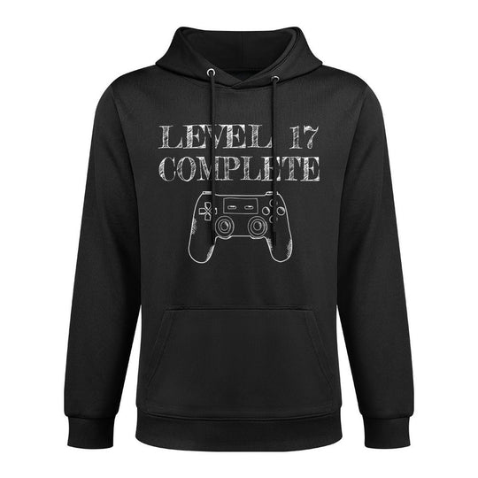 17th Birthday Boys Gaming Kid Level 17 Complete Casual Wear Hoodie
