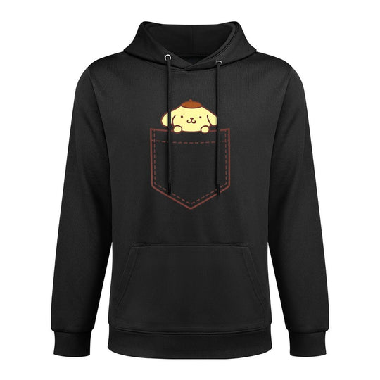 Pompompurin Chest Pocket Machine Washable Hoodie