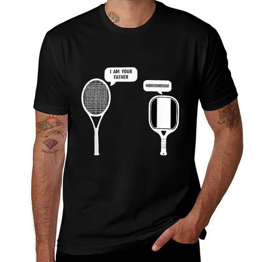 I Am Your Father Funny Pickleball Tennis Racket  Classic T-Shirt