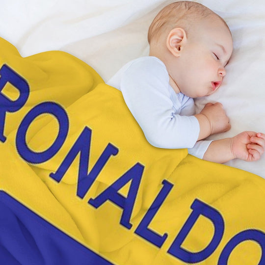 Ronaldo 7 Al-Nassr Football Club - نادي النصر السعودي Comfort Throw Blanket