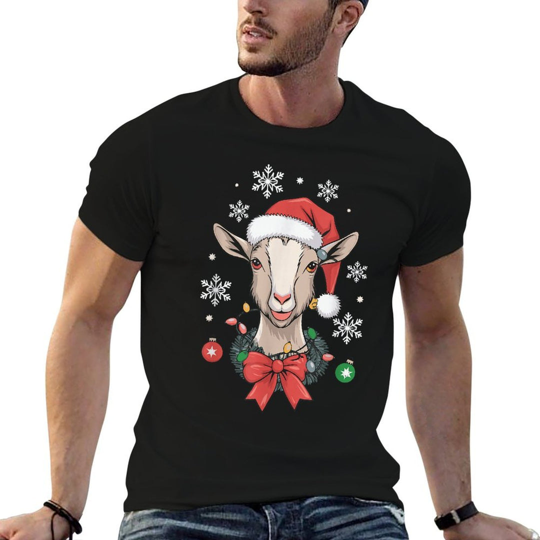 Goat Christmas  Trendy Pattern T-Shirt