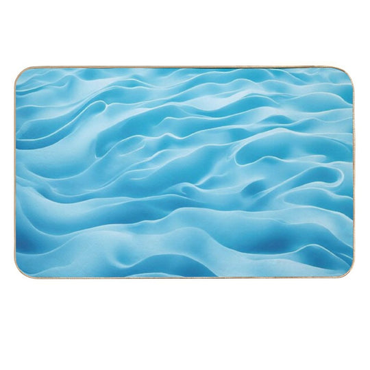 Blue Ocean Waves  Multi-Purpose Bath Mat
