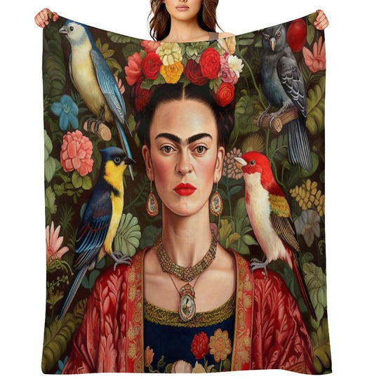 Frida Kahlo 7 Lightweight Throw Blanket