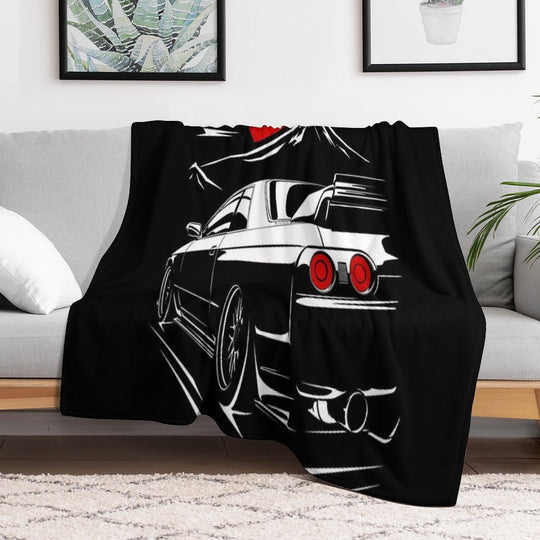 Nissan Skyline GTR 32  Haruna Durable Throw Blanket