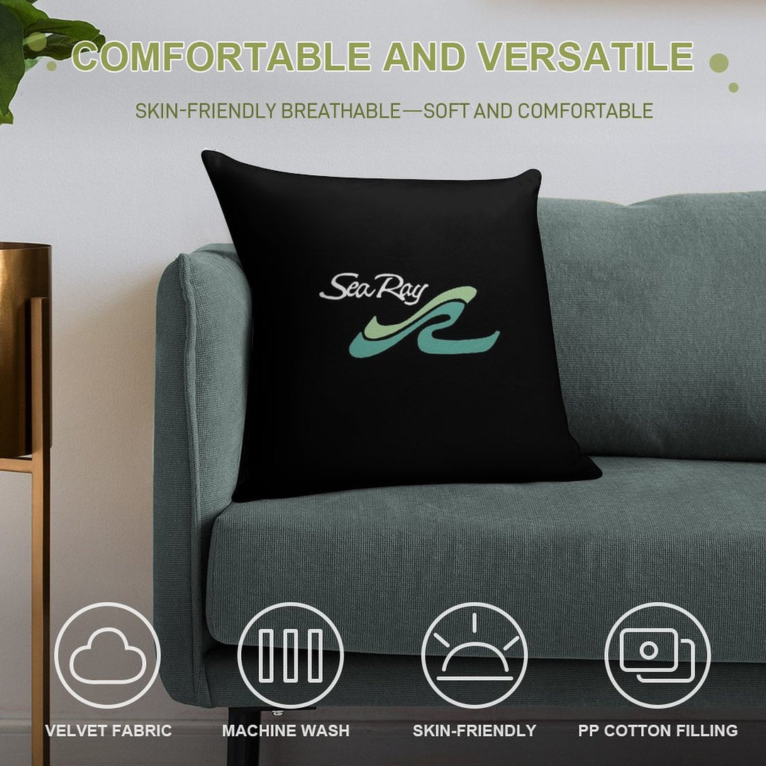 We Believe That Richer Moments on The Water Lead to A Richer Life Soft Home Decor Throw Pillow