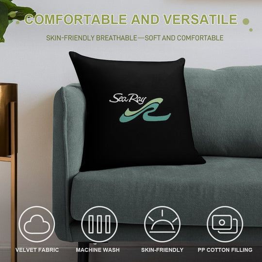 We Believe That Richer Moments on The Water Lead to A Richer Life Soft Home Decor Throw Pillow