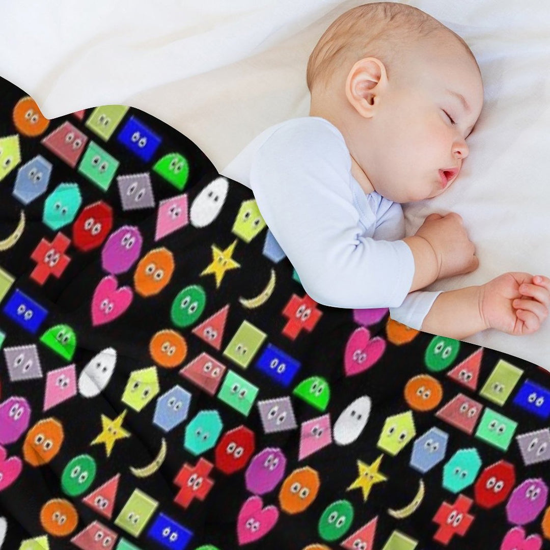 What Shape Is It - The Kids' Picture Show Anti-pilling Throw Blanket