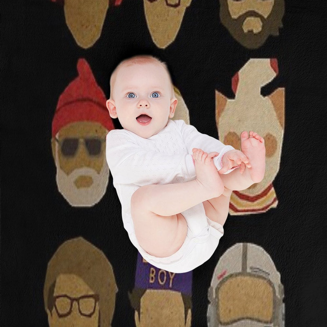 Wes Anderson's Hats   Trending Tshirt Wrinkle-free Throw Blanket