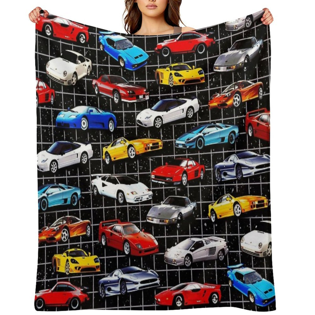 Dream Cars All-season Throw Blanket