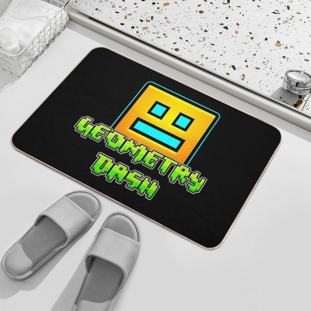Geometry Dash  Repositionable Bath Mat