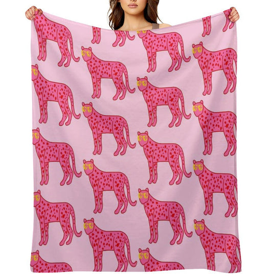 Cheetah Xoxo Eco-conscious Throw Blanket