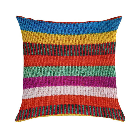 Peruvian Stripes Soft Decorative Cover Throw Pillow