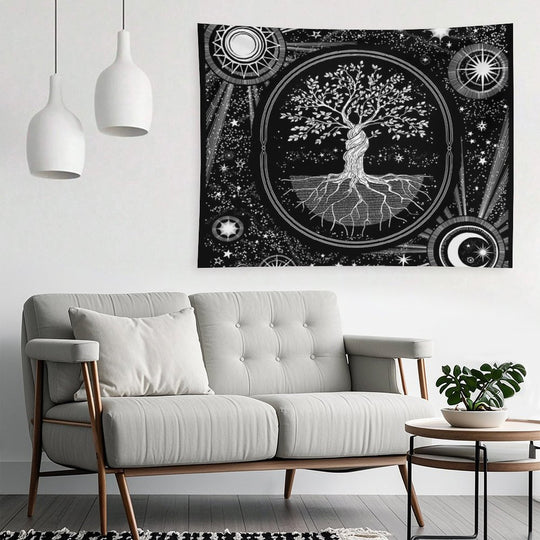 Celestial Tree of Life Tapestry