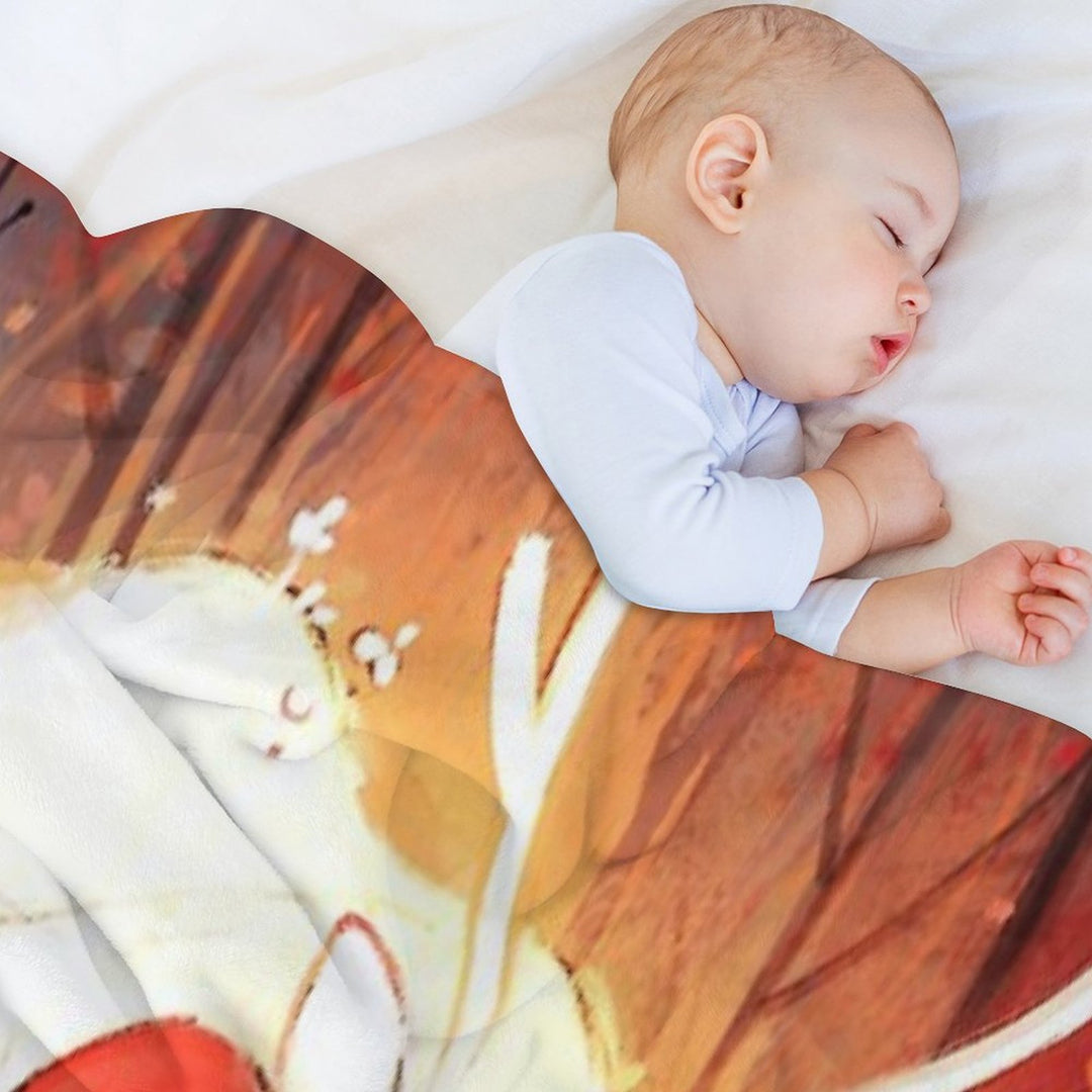 Heart of Fall Lightweight Throw Blanket