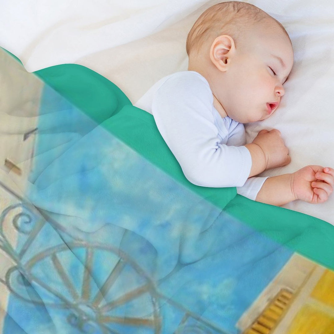 Old San Juan Durable Throw Blanket