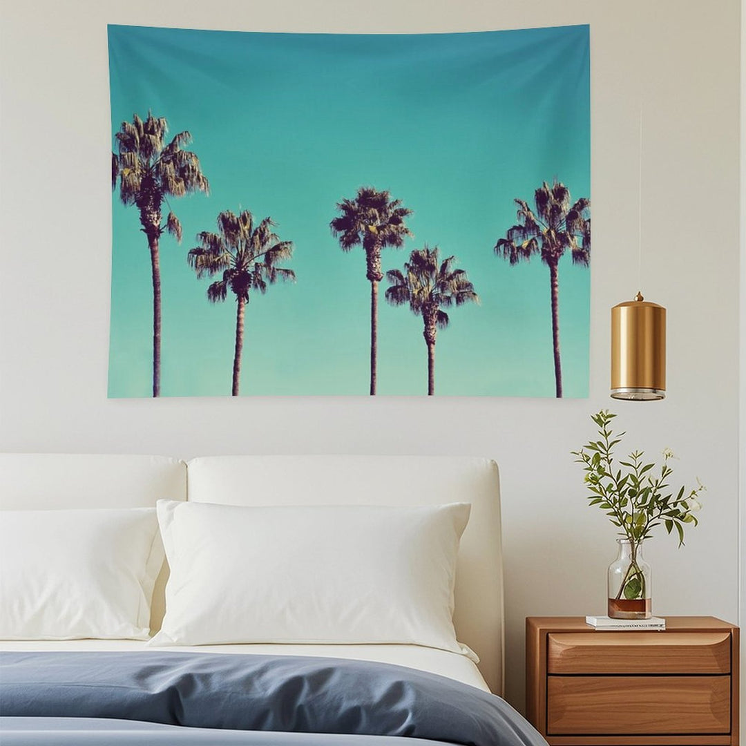 California Palm Trees Tapestry
