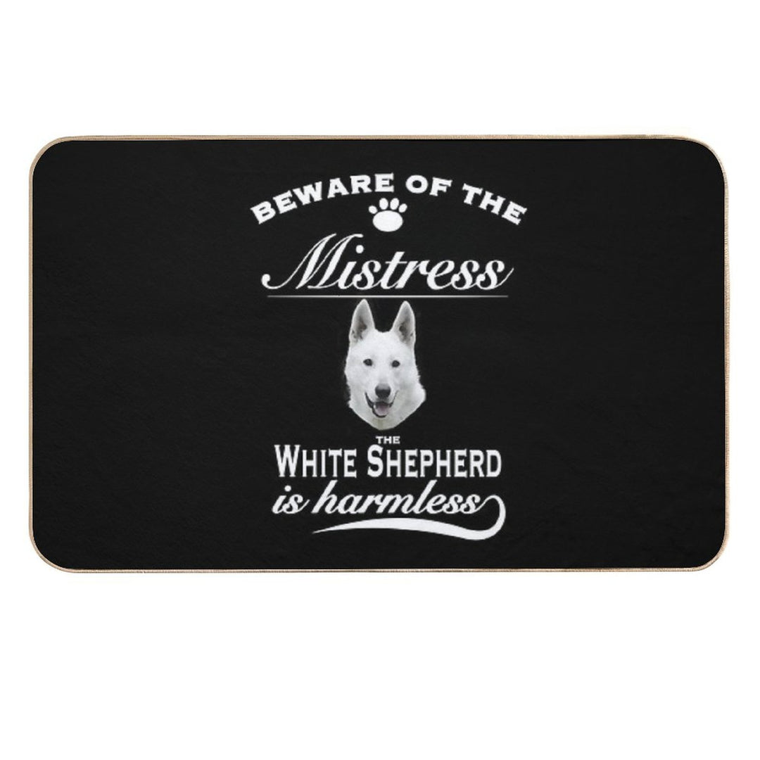 White German Shepherd Tshirt White German Shepherd Dog Shirt Tee  Versatile Bath Mat