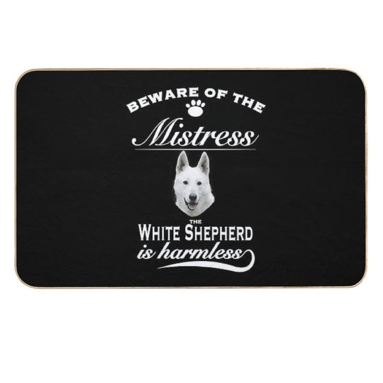 White German Shepherd Tshirt White German Shepherd Dog Shirt Tee  Versatile Bath Mat
