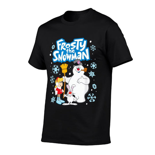 Frosty The Snowman - Frosty The Snowman Group Snowflakes  Wrinkle-resistant T-Shirt