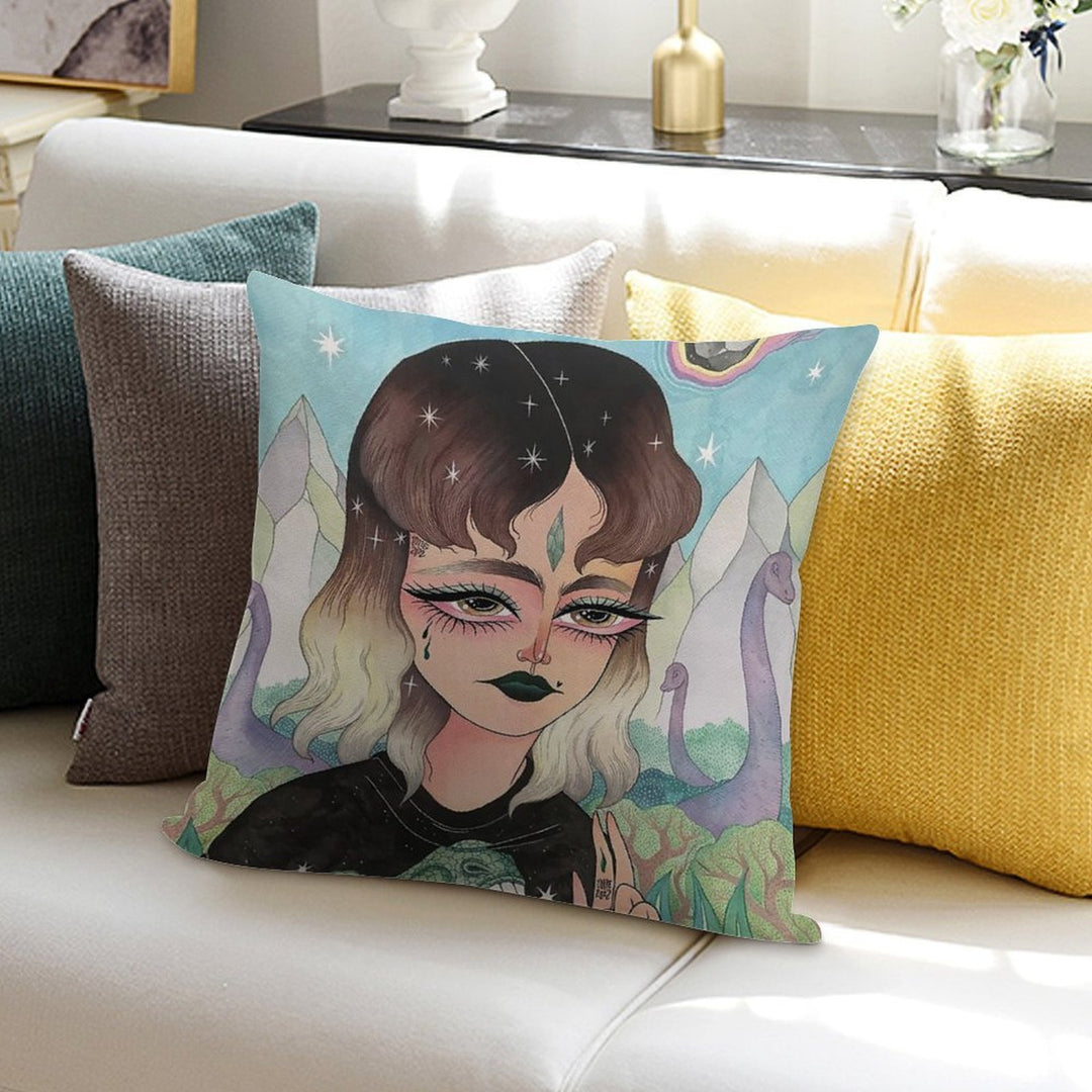 Last Day on Earth Soft Short Plush Fabric Throw Pillow