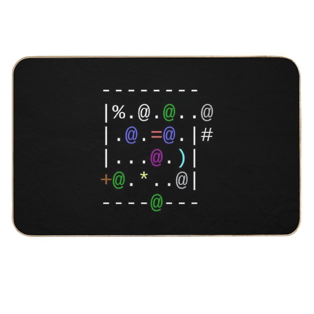 Elven Ambush! ASCII  Toxin-Free Bath Mat