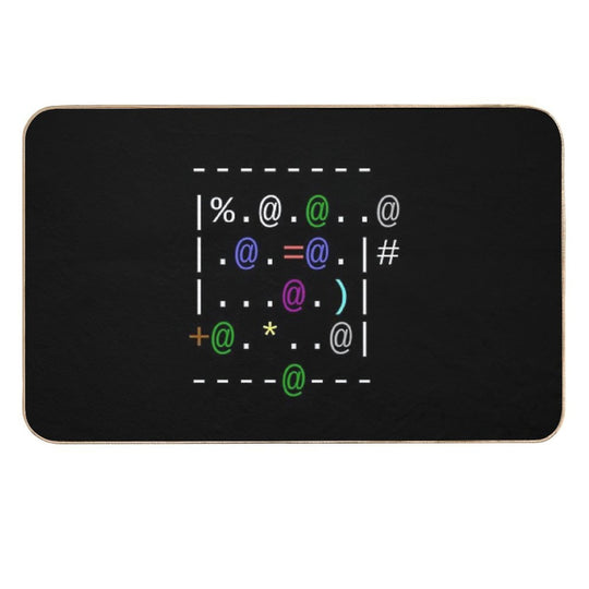 Elven Ambush! ASCII  Toxin-Free Bath Mat