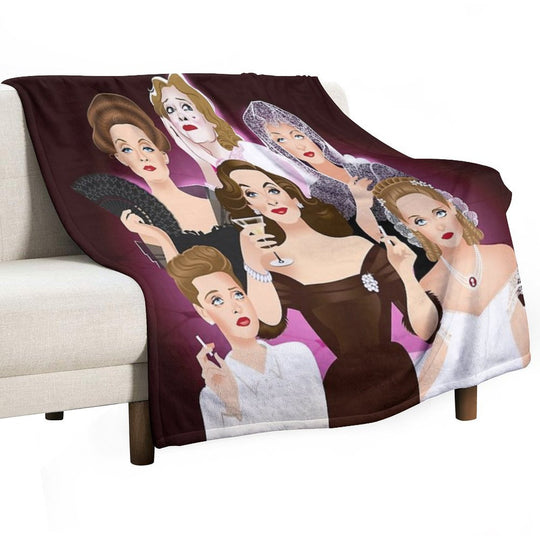 Bette Davis Quick-dry Throw Blanket