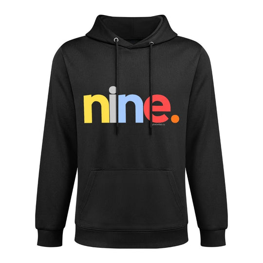 9th Birthday Boy 9 Year Old Nine  Age 9 Party Ideas Kangaroo Pocket Hoodie