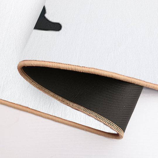 Stranger Things  Eddie Munson with His Guitar - She Was Destined for An Alternate Dimension.  Fade-Resistant Bath Mat