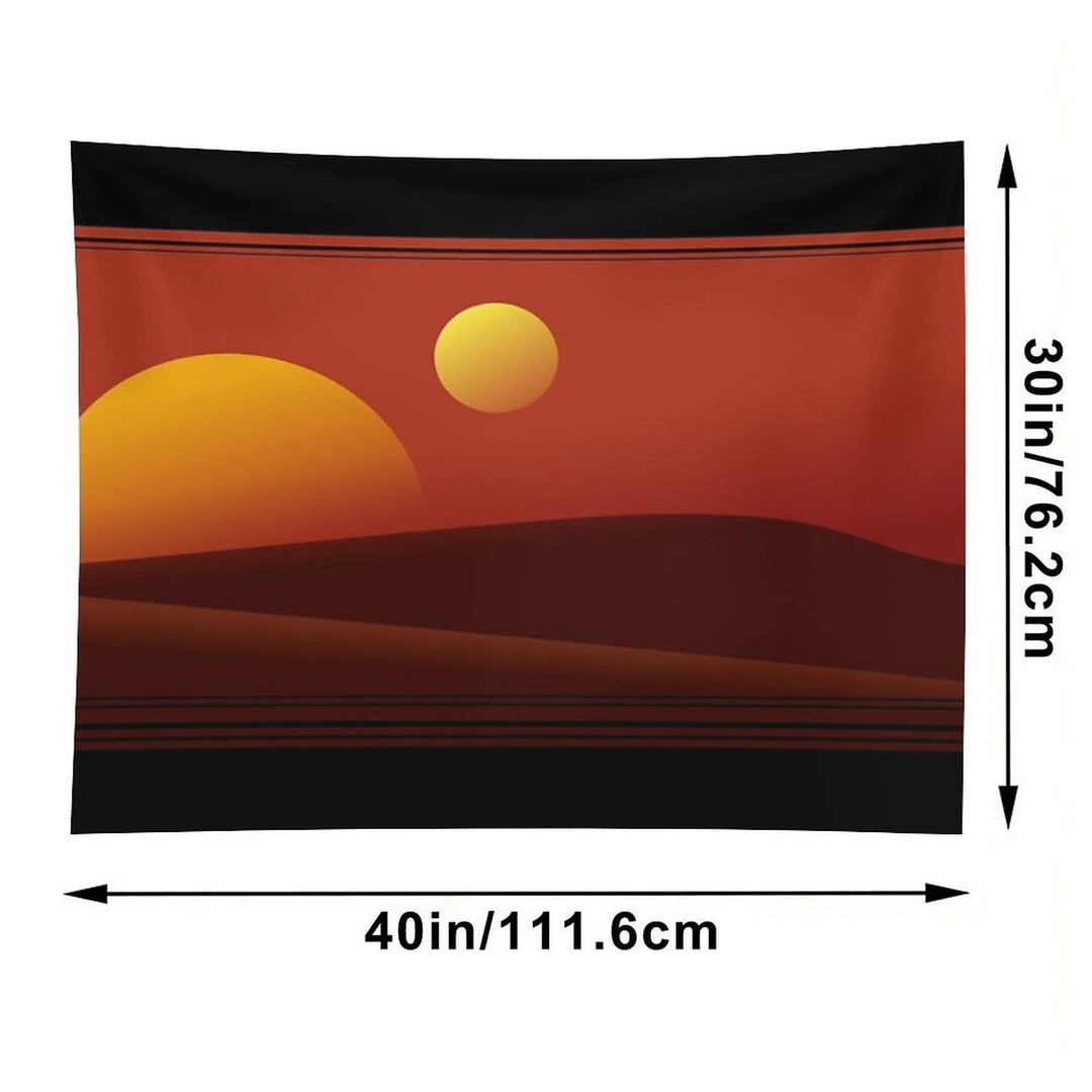 TATOOINE SUNSET Tapestry