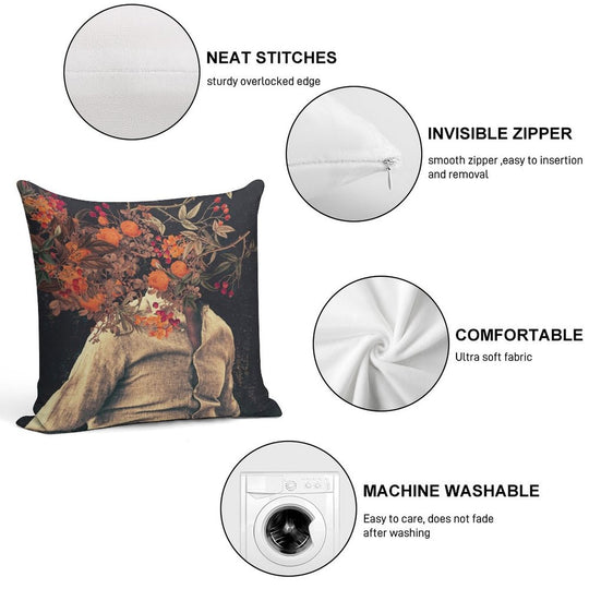 Roots Soft Bedroom Essential Throw Pillow