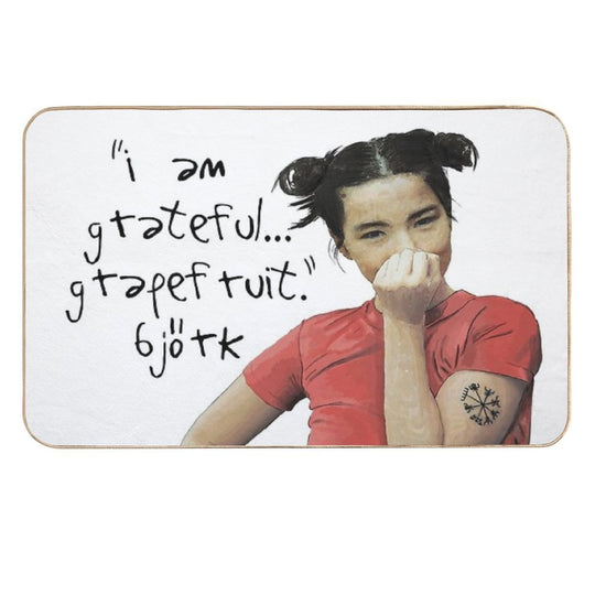 Grateful Grapefruit-Björk  High-Traffic Bath Mat