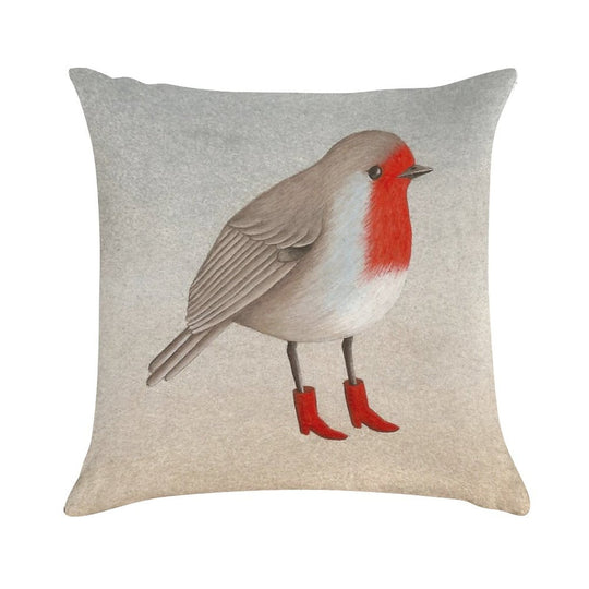 Robin Soft Luxury Feel Throw Pillow
