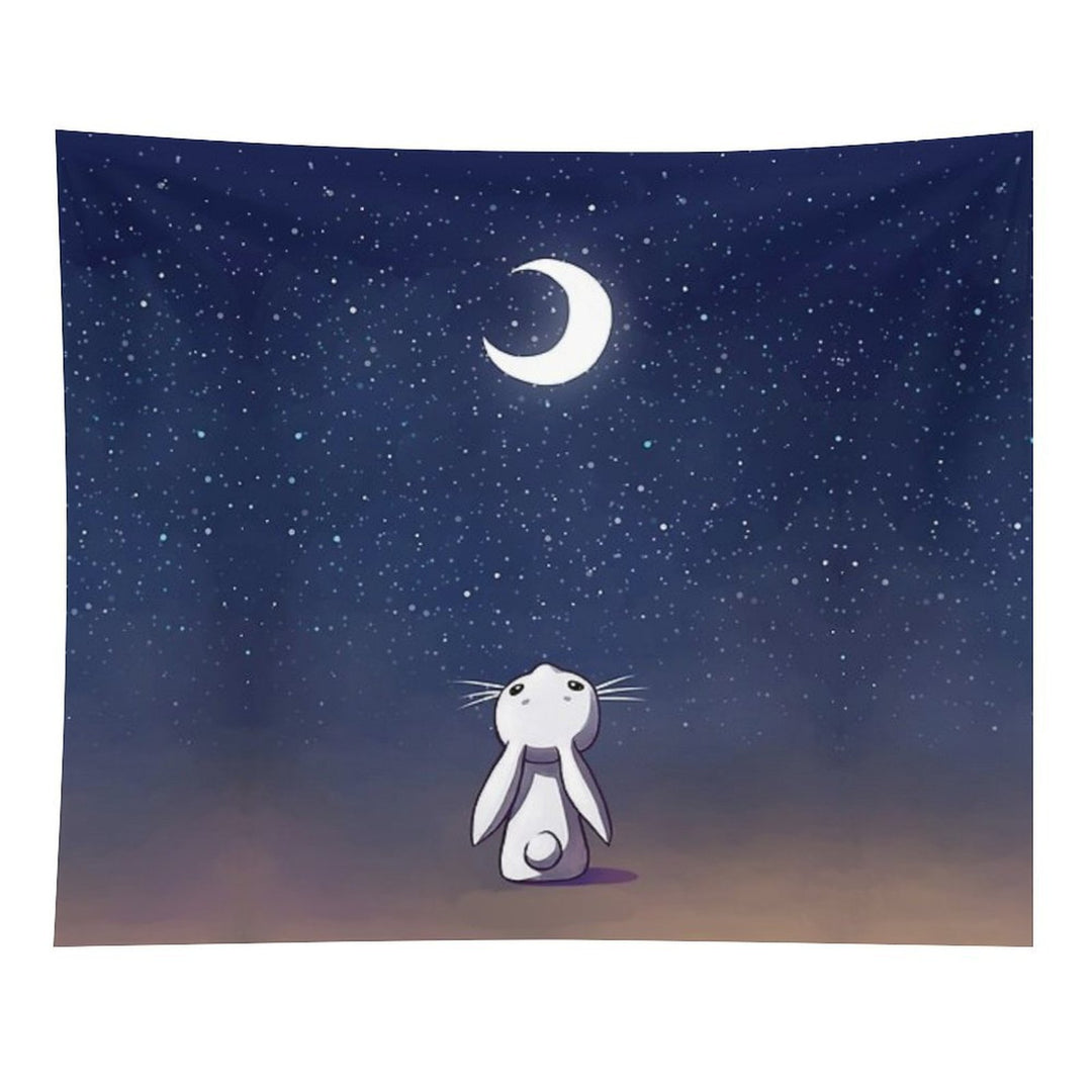 Moon Bunny Tapestry