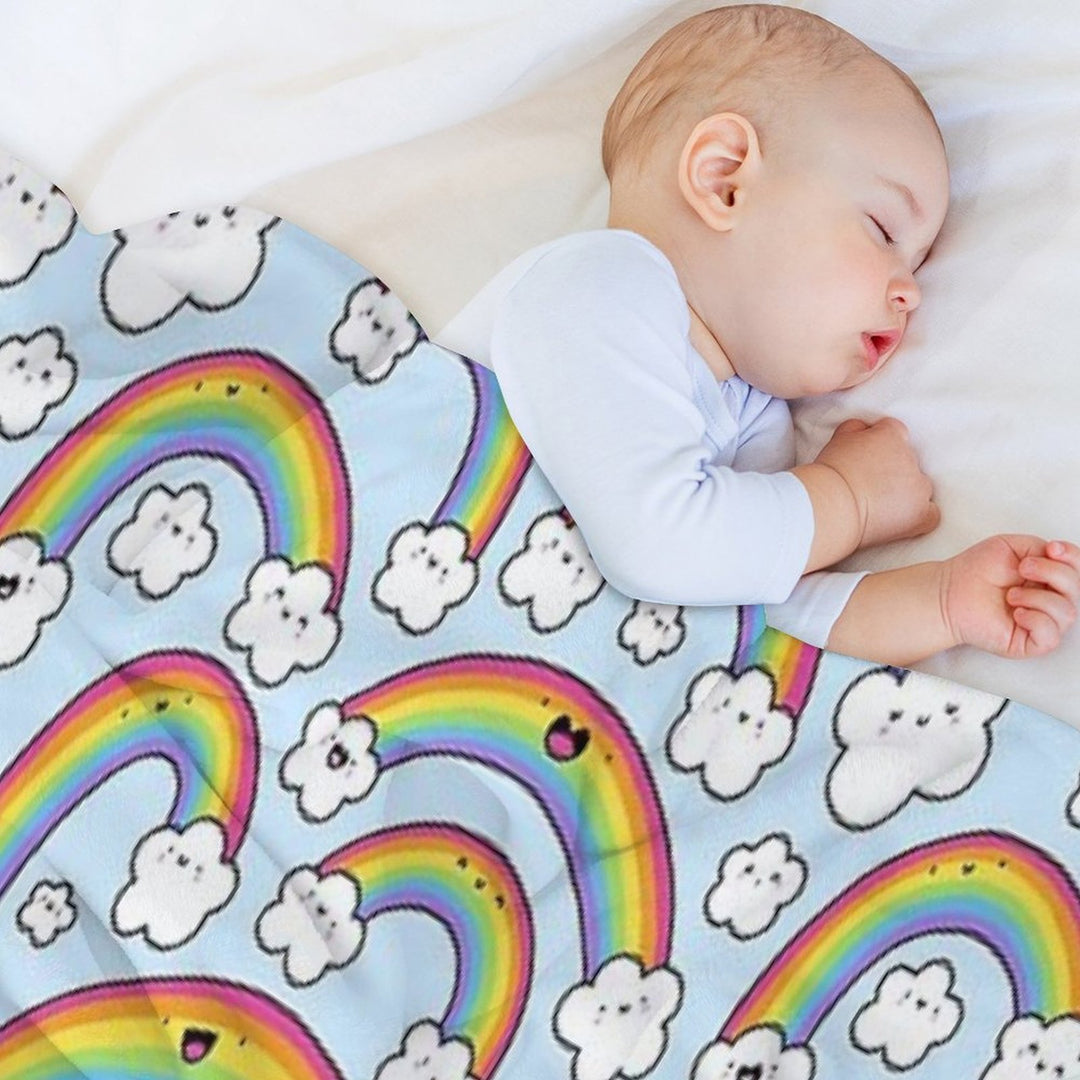 Rainbows Everywhere! Anti-pilling Throw Blanket
