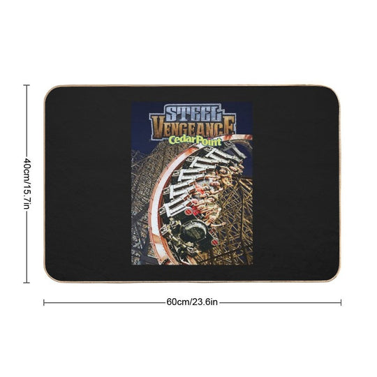 Steel Vengeance Rollercoaster @ Cedar Point, Custom Photograph  Eco-Friendly Bath Mat