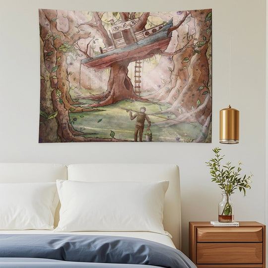 Fisherman of The Forest Tapestry