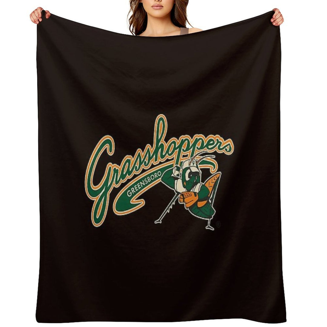Design Art Baseball Sports Style Vintage Velvety-soft Throw Blanket