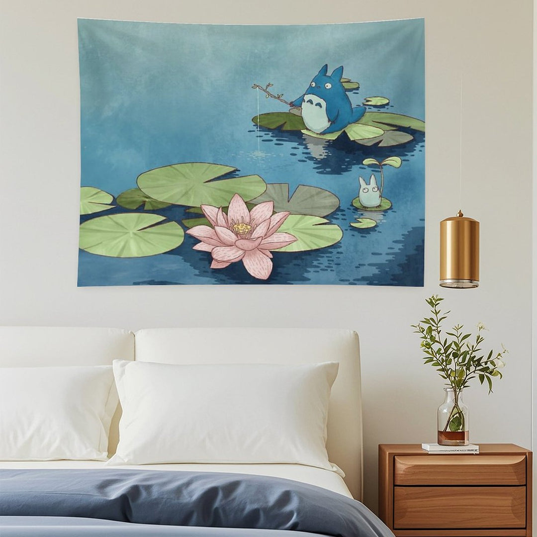 Fishing in The Pond Tapestry