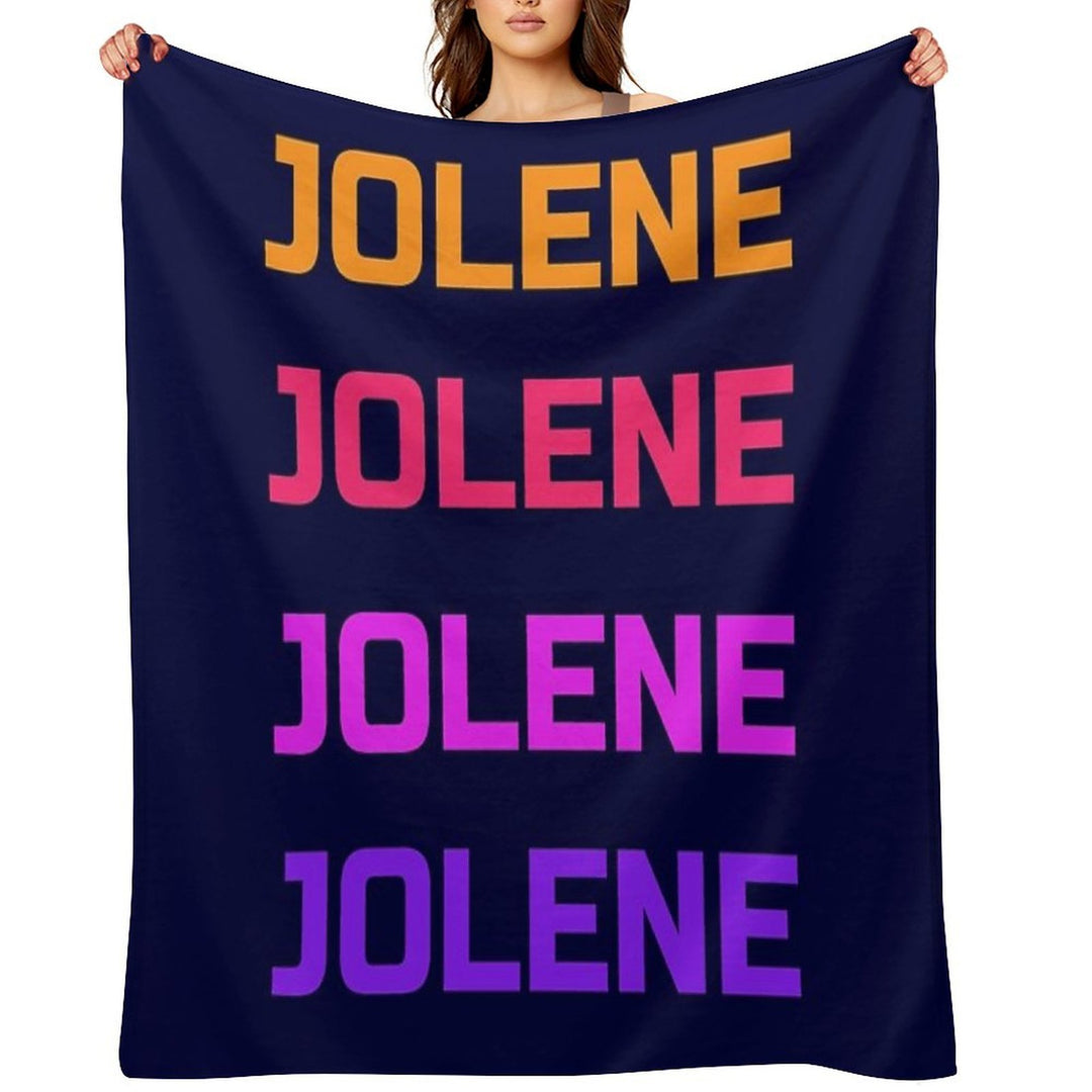 Jolene Retro 80s Multi-functional Throw Blanket