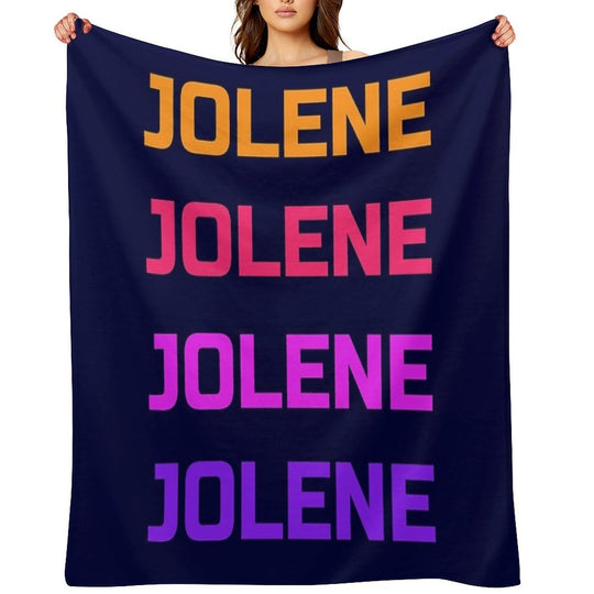 Jolene Retro 80s Multi-functional Throw Blanket